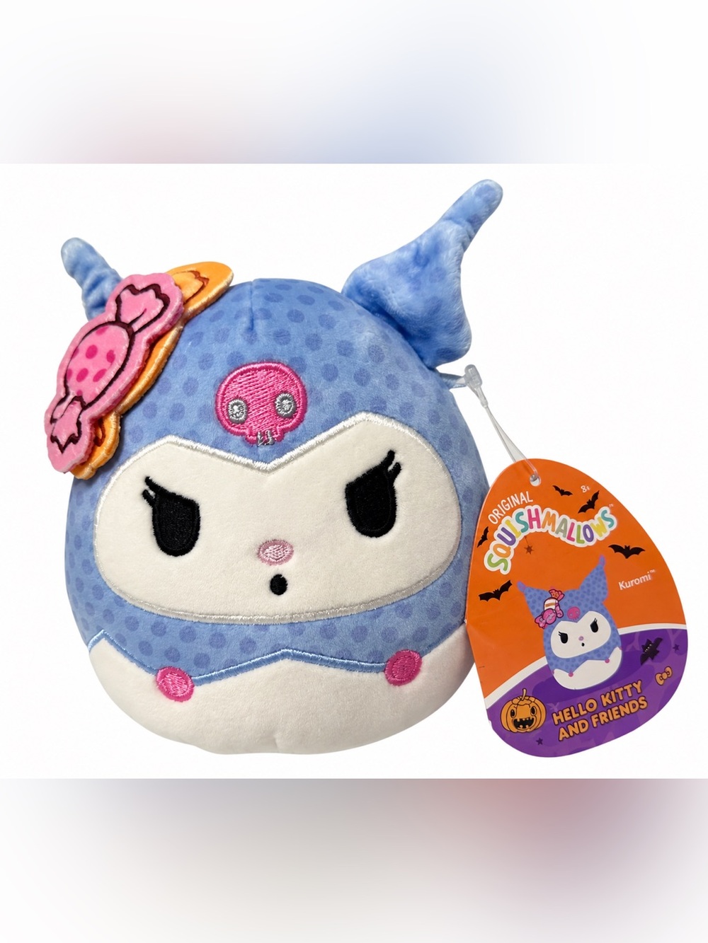 Sanrio Kuromi Halloween Squishmallows 5” Plush NWT